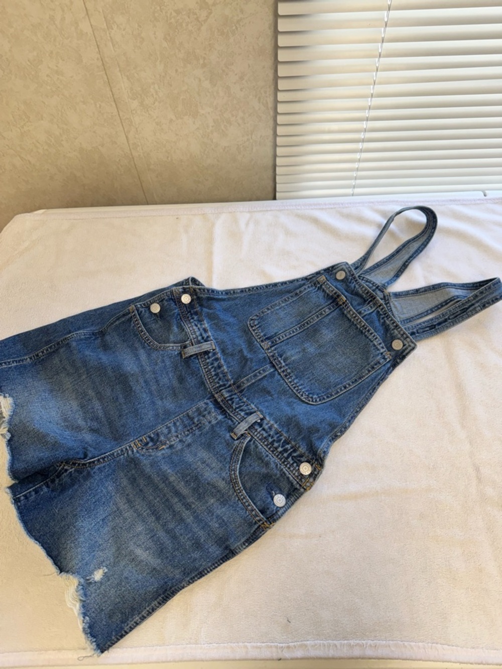 Old Navy Blue Denim Kids Overalls Skirt